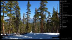 Hiking Down from Mitchell Peak