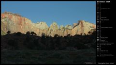 Morning Red Rocks at Zion