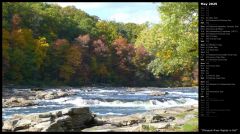 Ohiopyle River Rapids in Fall