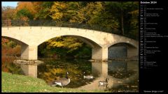 Rainbow Bridge in Fall