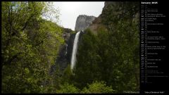 Side of Bridalveil Falls