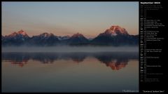 Sunrise at Jackson Dam