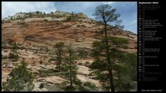 Worn Rock Walls in Zion