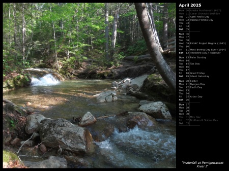 Waterfall at Pemigewasset River I