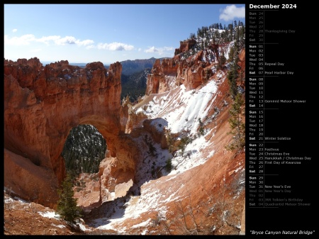 Bryce Canyon Natural Bridge