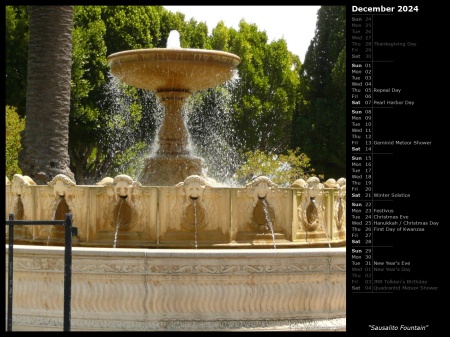 Sausalito Fountain