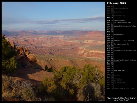 Canyonlands View from Grand View Point Trail