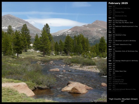 High Country Mountain Stream III