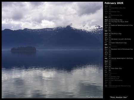 Misty Alaskan Sea