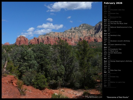 Panorama of Red Rocks