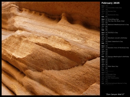 Zion Canyon Wall II