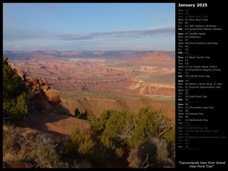 Canyonlands View from Grand View Point Trail