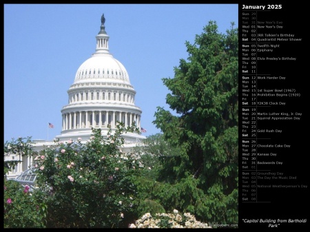 Capitol Building from Bartholdi Park