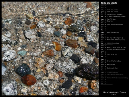 Granite Pebbles in Tenaya Lake