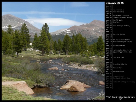 High Country Mountain Stream III