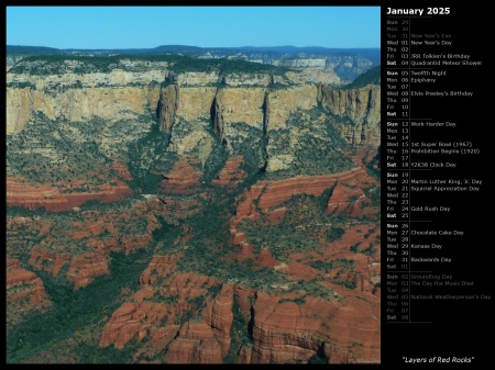 Layers of Red Rocks