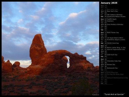 Turret Arch at Sunrise