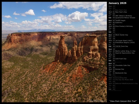 View from Canyon Rim Trail