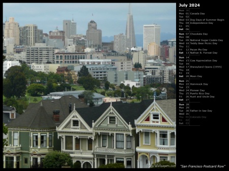 San Francisco Postcard Row