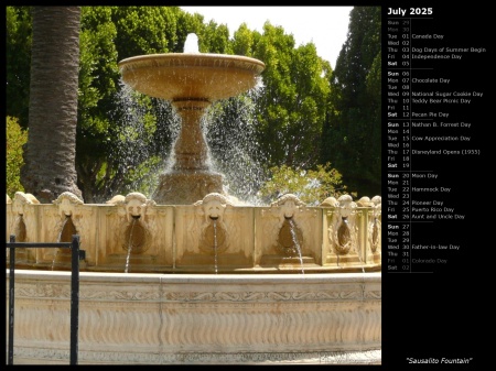 Sausalito Fountain