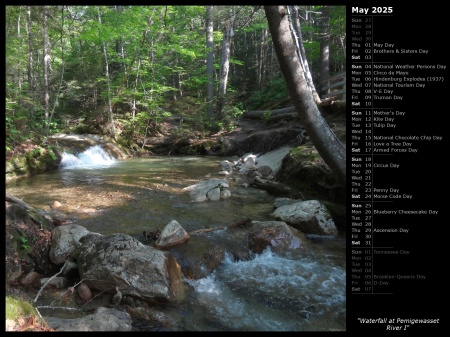 Waterfall at Pemigewasset River I