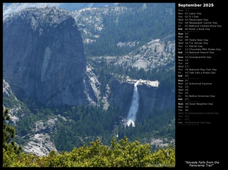 Nevada Falls from the Panorama Trail