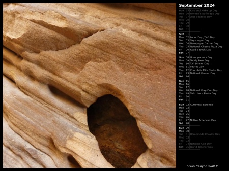 Zion Canyon Wall I