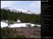 Sierra Nevada Mountains and Snow