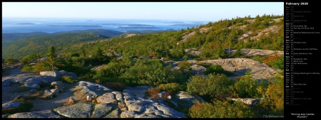 Morning atop Cadillac Mountain