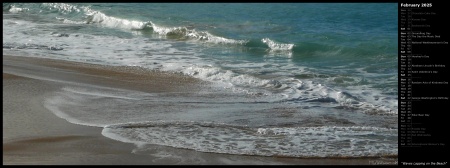 Waves Lapping on the Beach