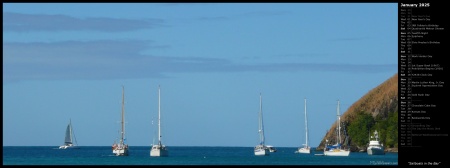 Sailboats in the Bay