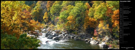 Fall Color at Ohiopyle State Park