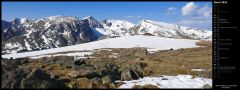 Snow Melting on the Rocky Mountains